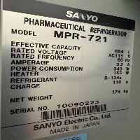 Sanyo Labcool Pharmaceutical Refrigerator image 1